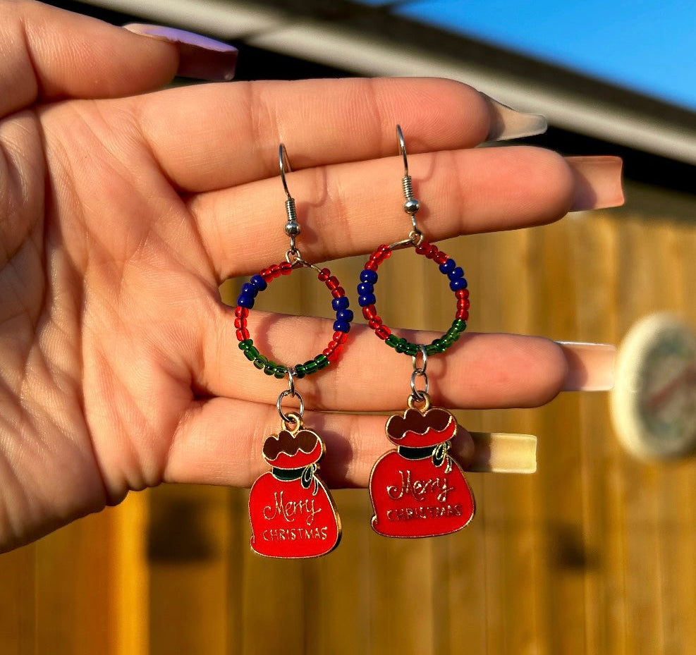 Santa’s Bag Earrings