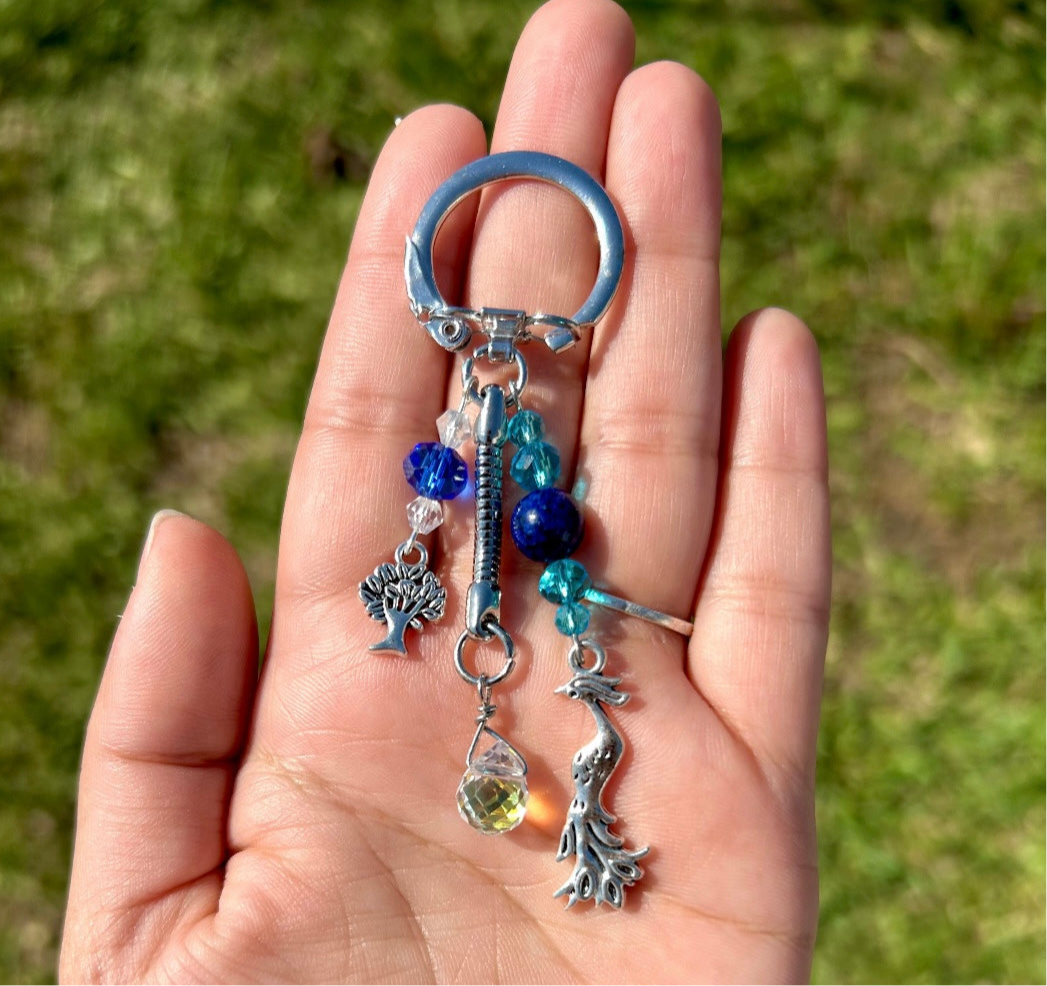 Peacock Keychain