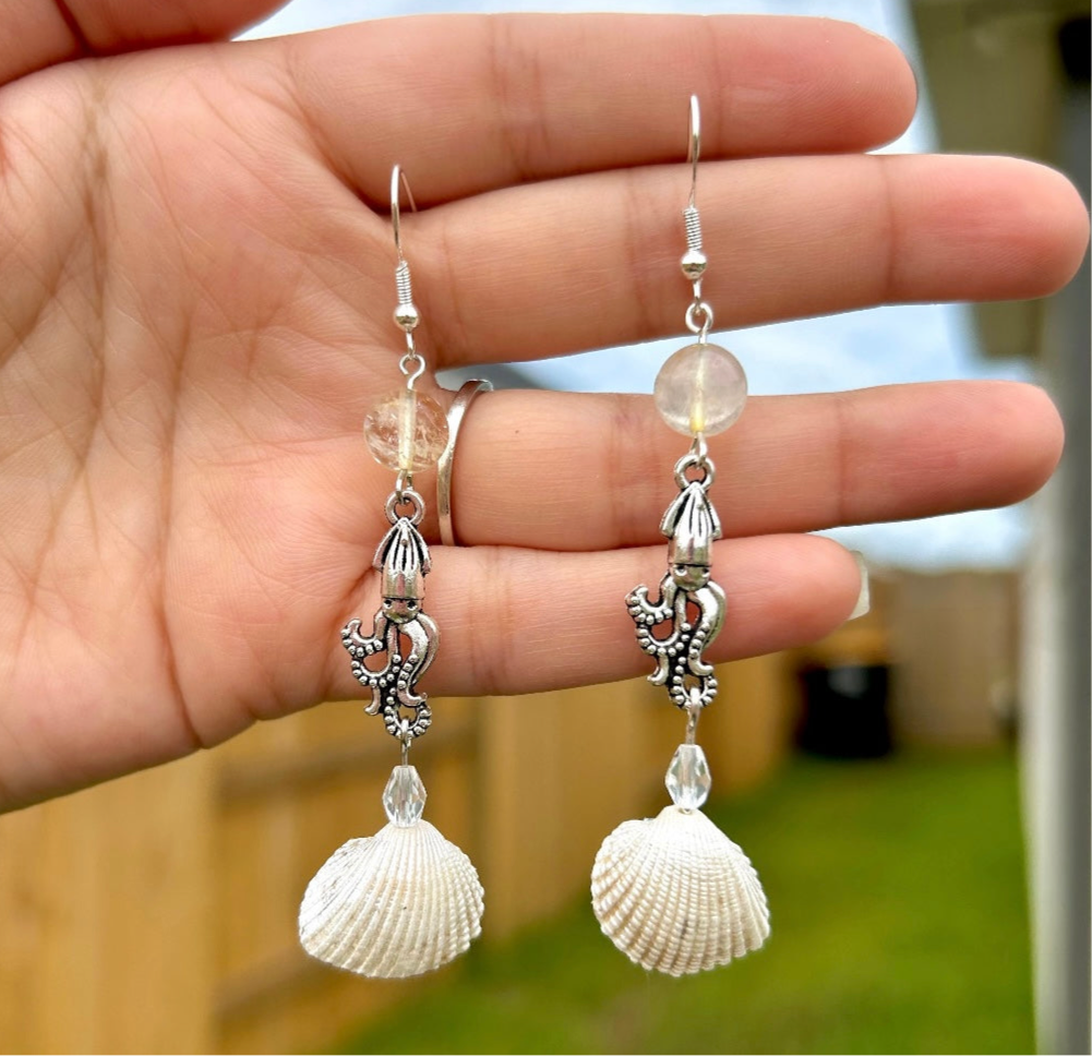 Squid Earrings