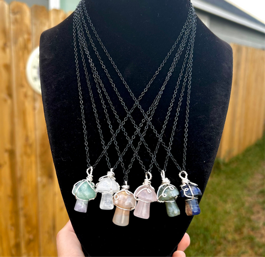 Mushroom Necklaces