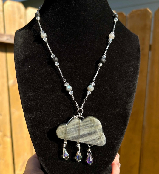 Labradorite Cloudy Day Necklace