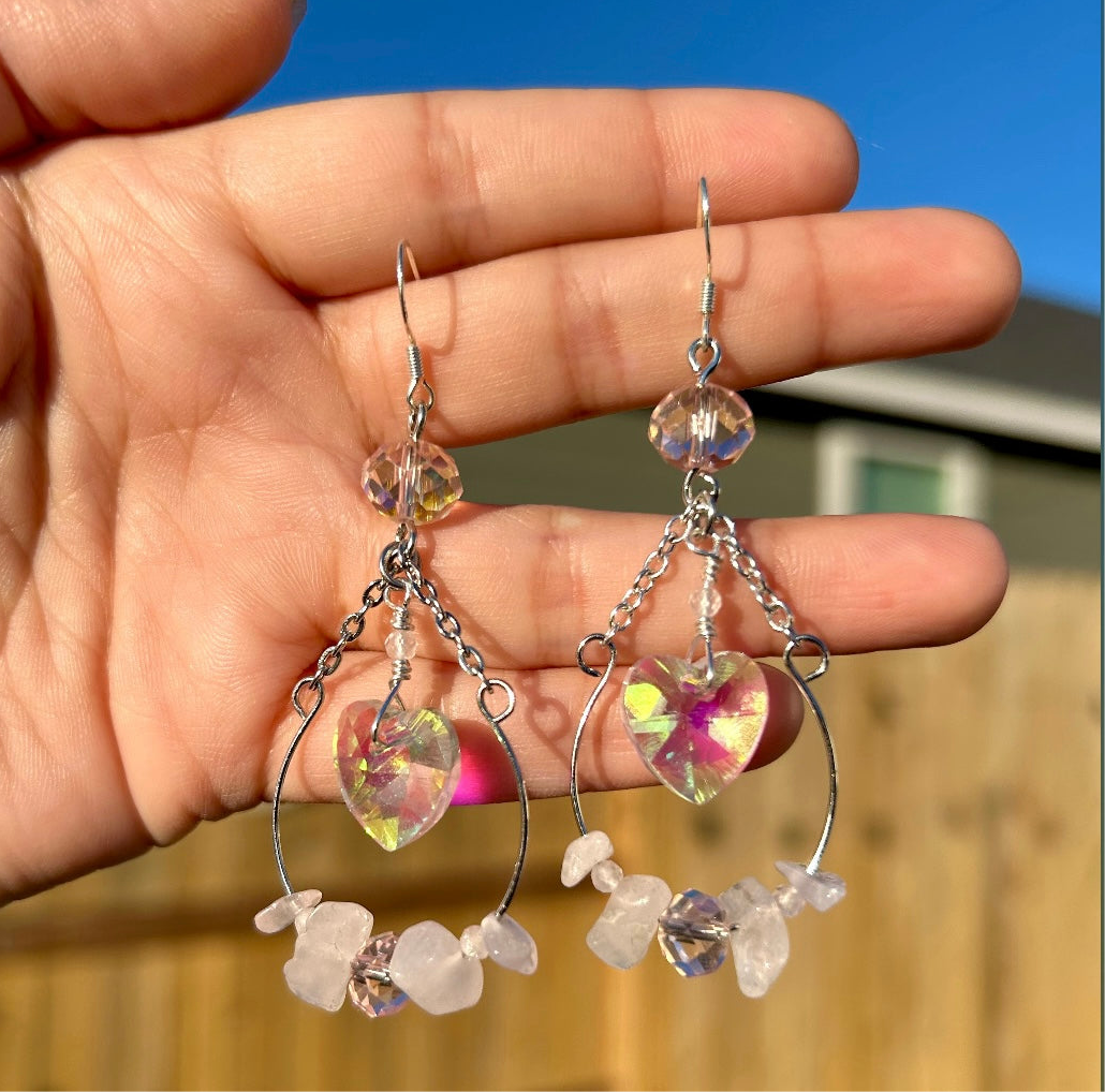 Elegant Heart Earrings