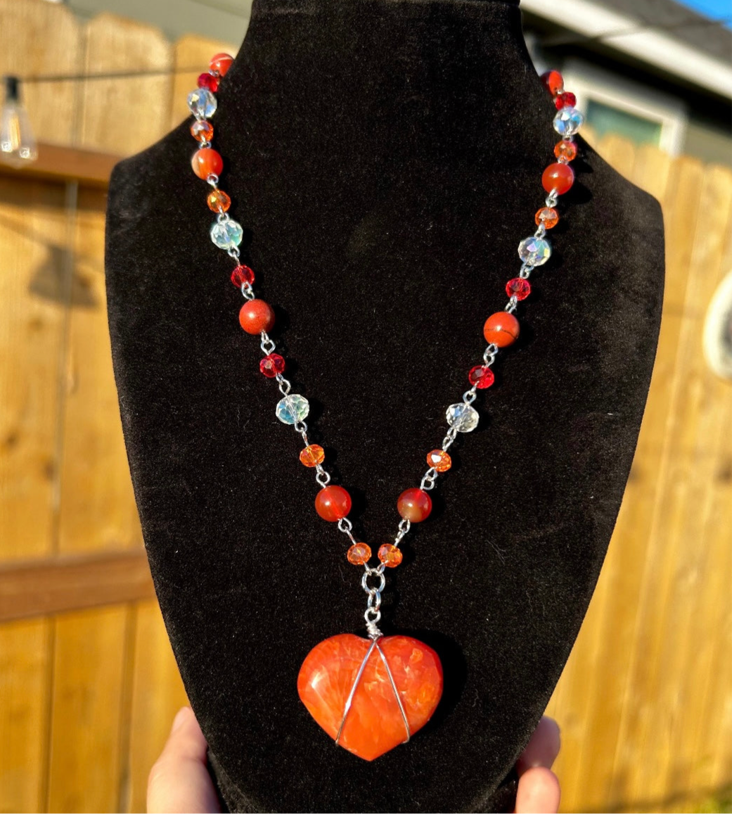 Carnelian/Red Jasper Necklace