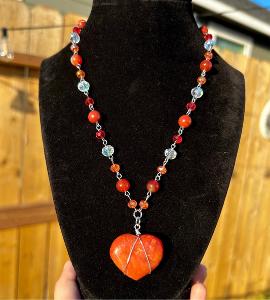 Carnelian/Red Jasper Necklace