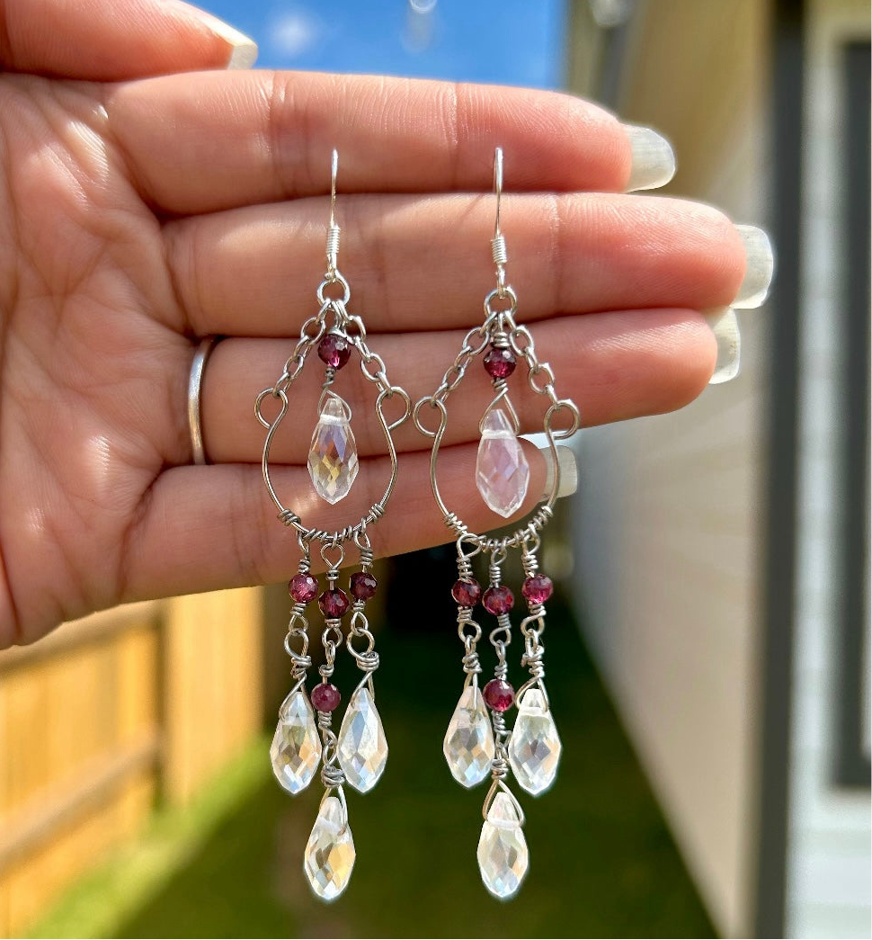 Intricate Chandelier Earrings