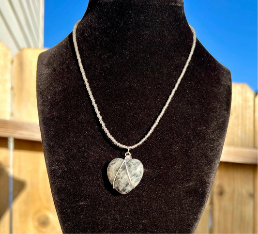 Faceted Heart Necklace