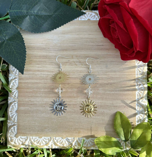 Silver/Gold Celestial Earrings