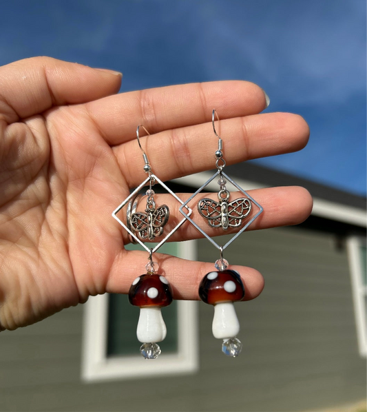 Mushy Moth Earrings