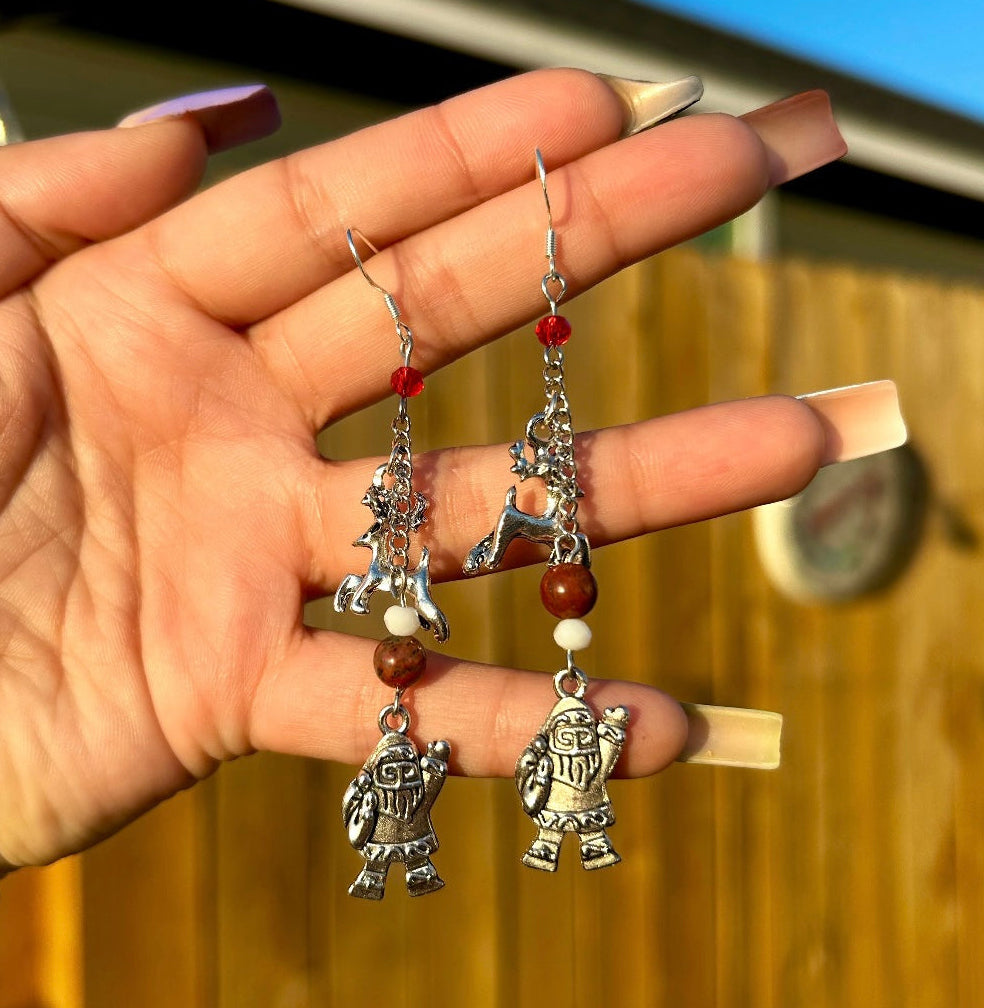 Santa Earrings
