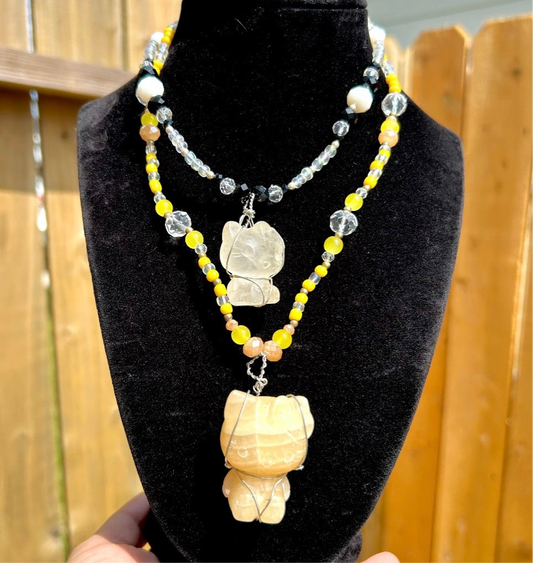 Hello Kitty Crystal Necklaces