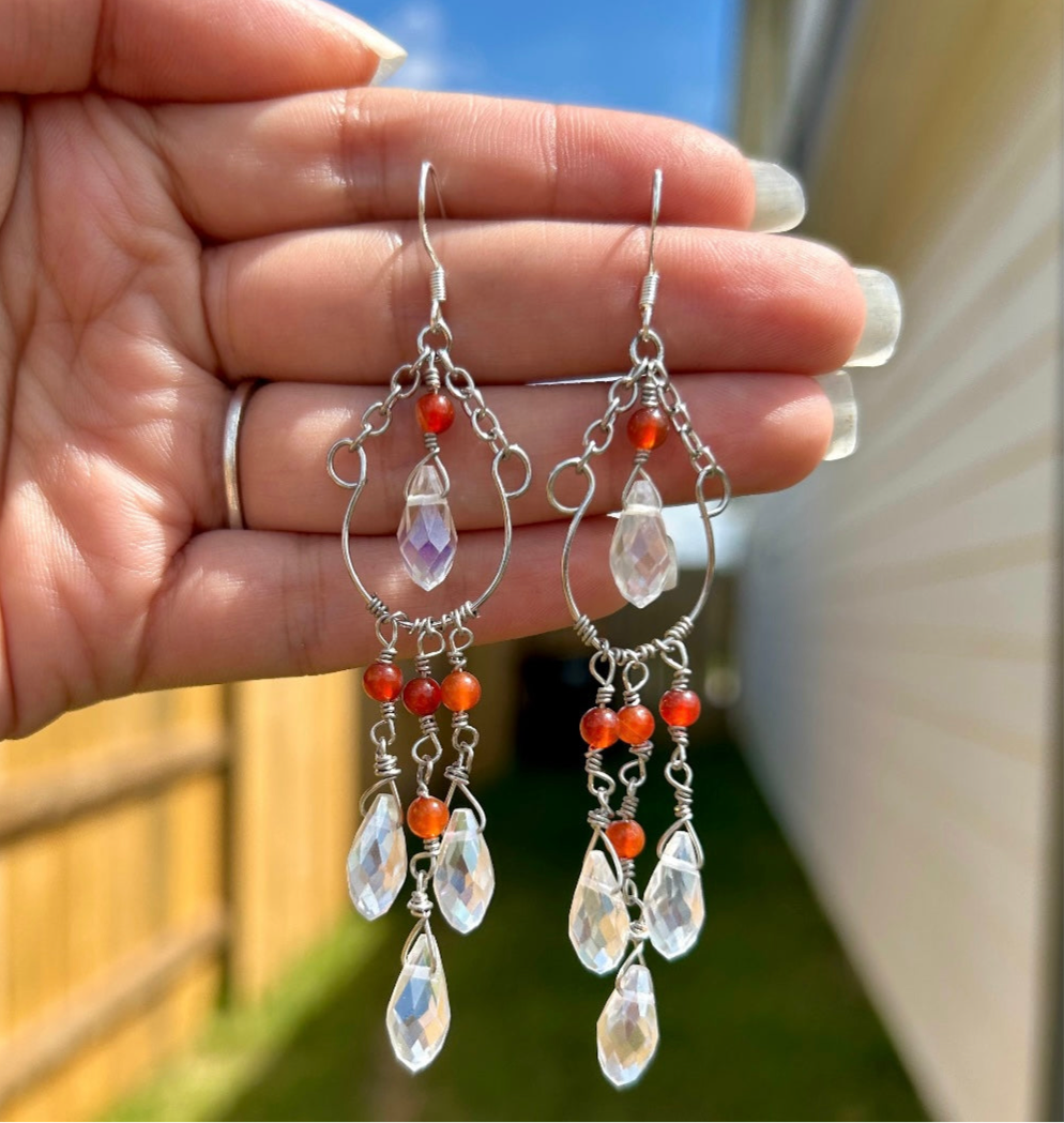 Intricate Chandelier Earrings