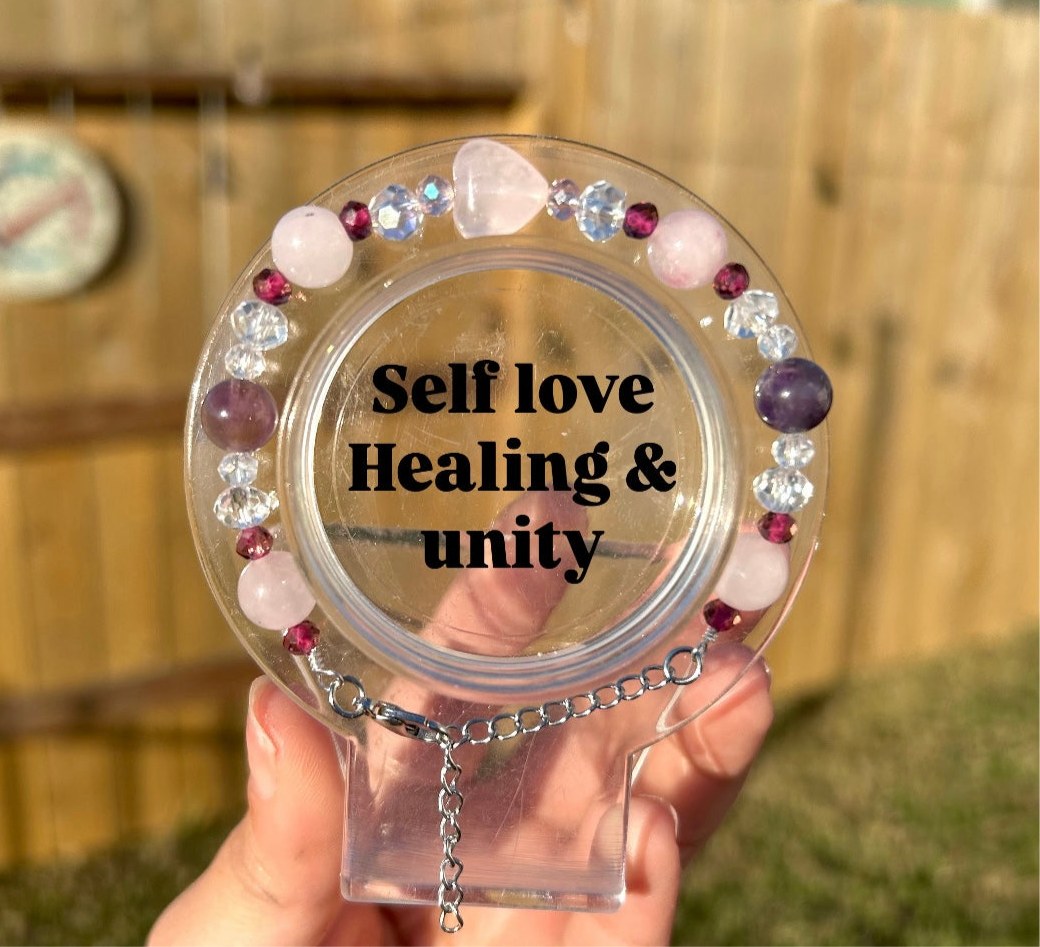Rose Quartz/Amethyst Bracelet