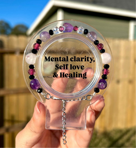 Amethyst/Rose Quartz Bracelet