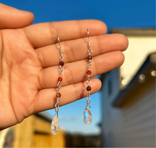 Fall Crystal Earrings