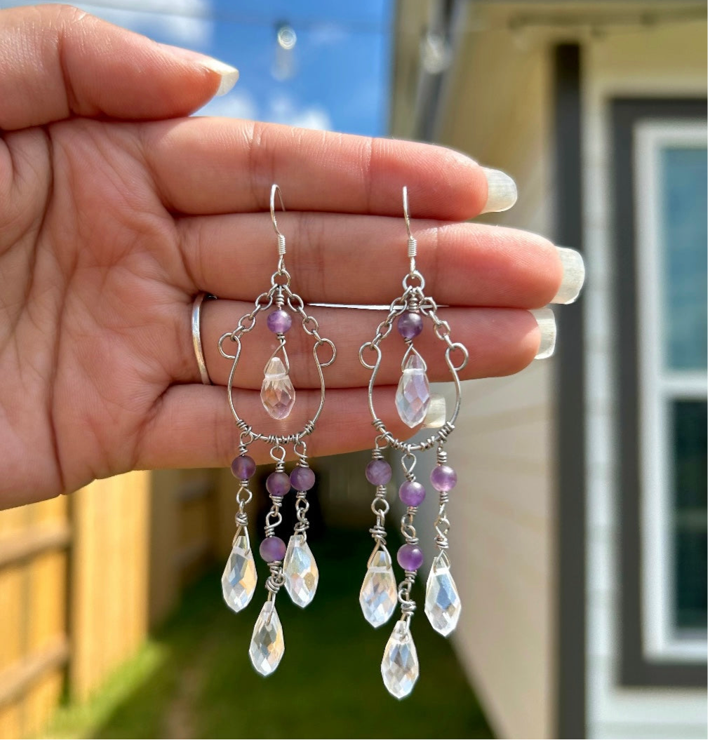 Intricate Chandelier Earrings