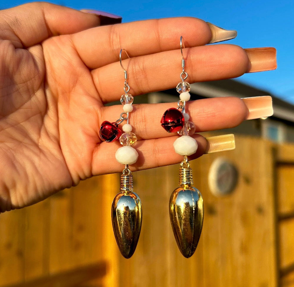 Christmas Light Earrings