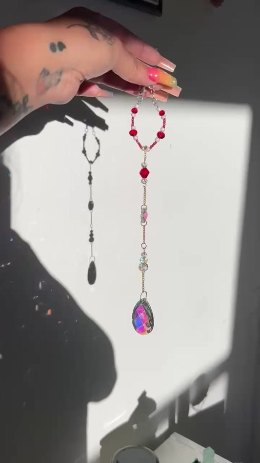 Red Diamond Suncatcher