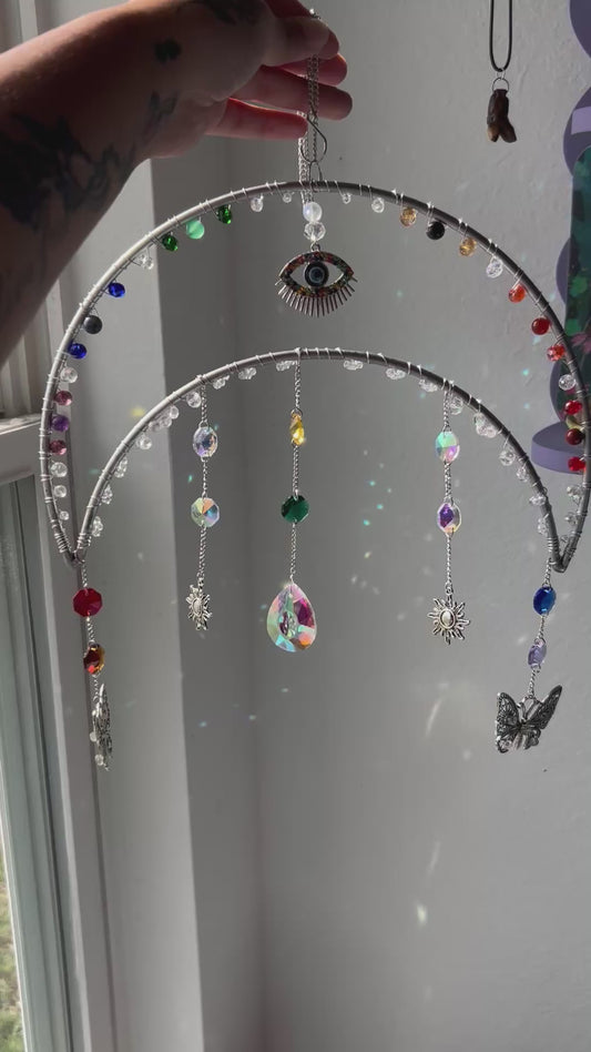 Evil Eye Moon Suncatcher